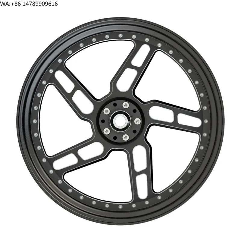 

For Front &Rear Wheel in Black Aluminum Alloy Motorcycle Wheels Rim AccessoriesForged Motorcycle ComponentsMotorcycle Wheel