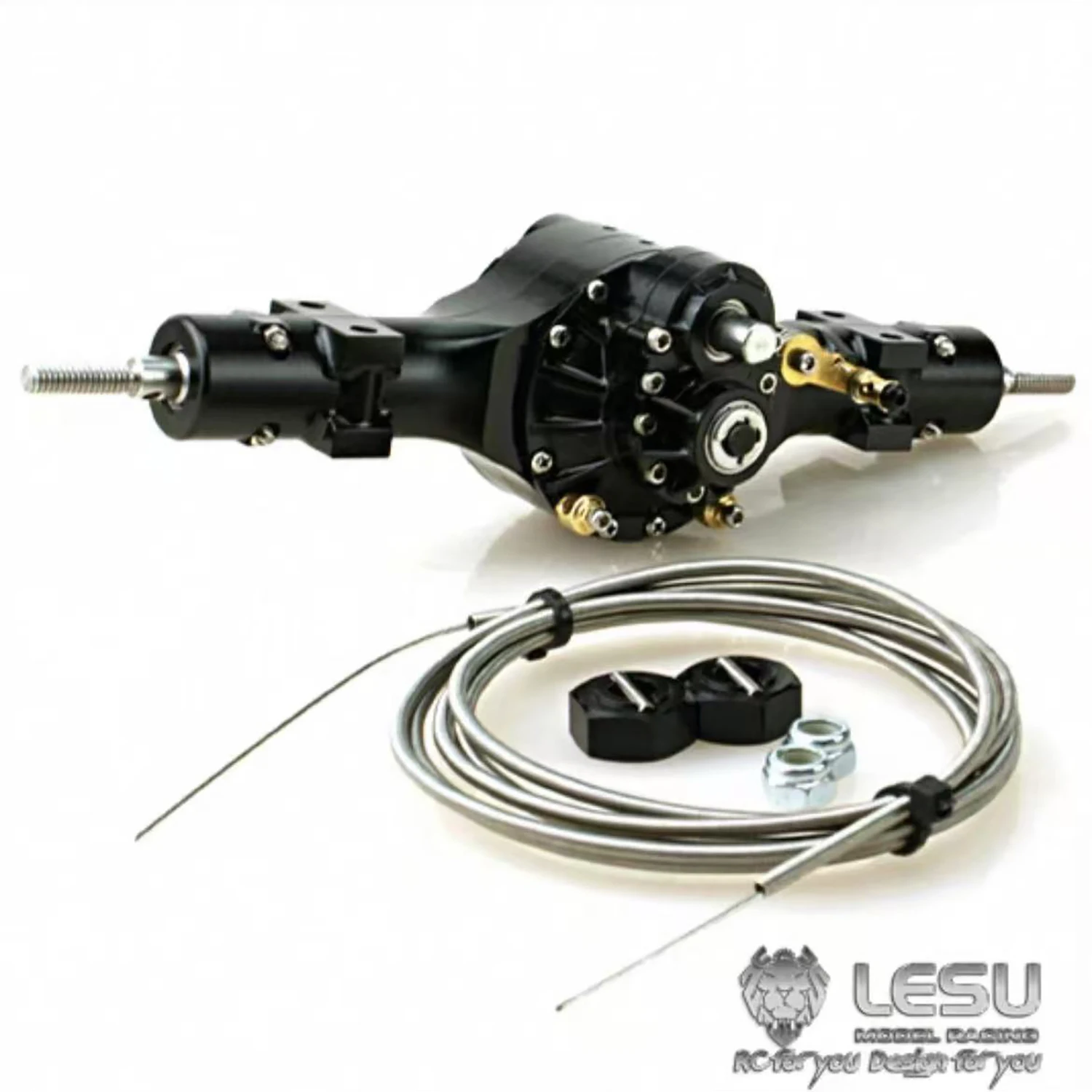

LESU Metal Rear Axle Differential Lock Q-9018 for 1/14 Tamiyaya RC Tractor Truck Radio Controlled Electric Car Model Toy TH02057