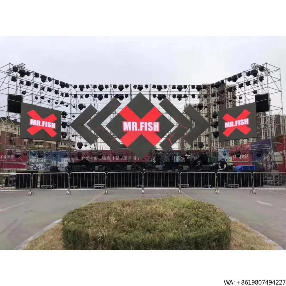 P2.6 P2.9 P3 P3.91 500x1000mm Modular IP65 Waterproof Outdoor Rental LED Display Screen HD LED Video Wall Panel for Stage Events
