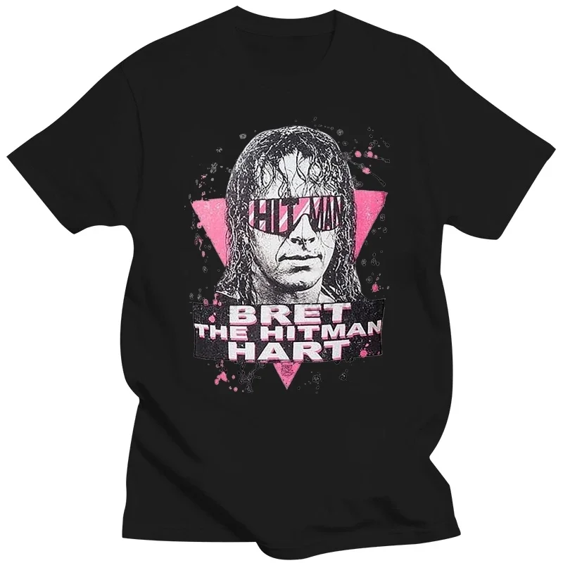 WWF BRET THE HITMAN HART - Custom Design Art   t shirt