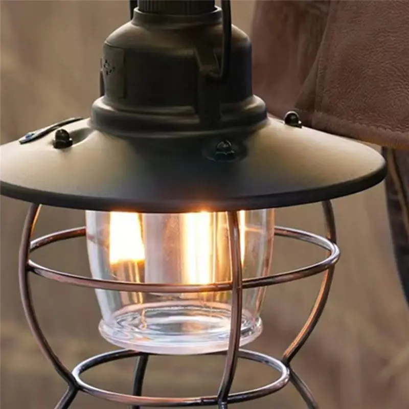 lampes-de-camping-retro-babq-lanternes-impermeables-lampes-de-tente-lampe-de-cheval-rechargeable-par-usb-lampe-de-cheval-portable-d'urgence-vert-clair