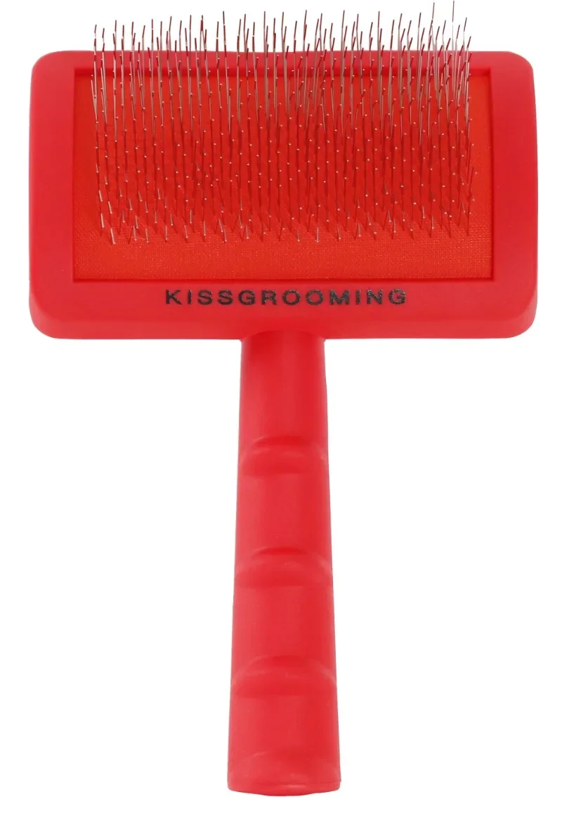 Kissgrooming Slicker Brush, soft teeth