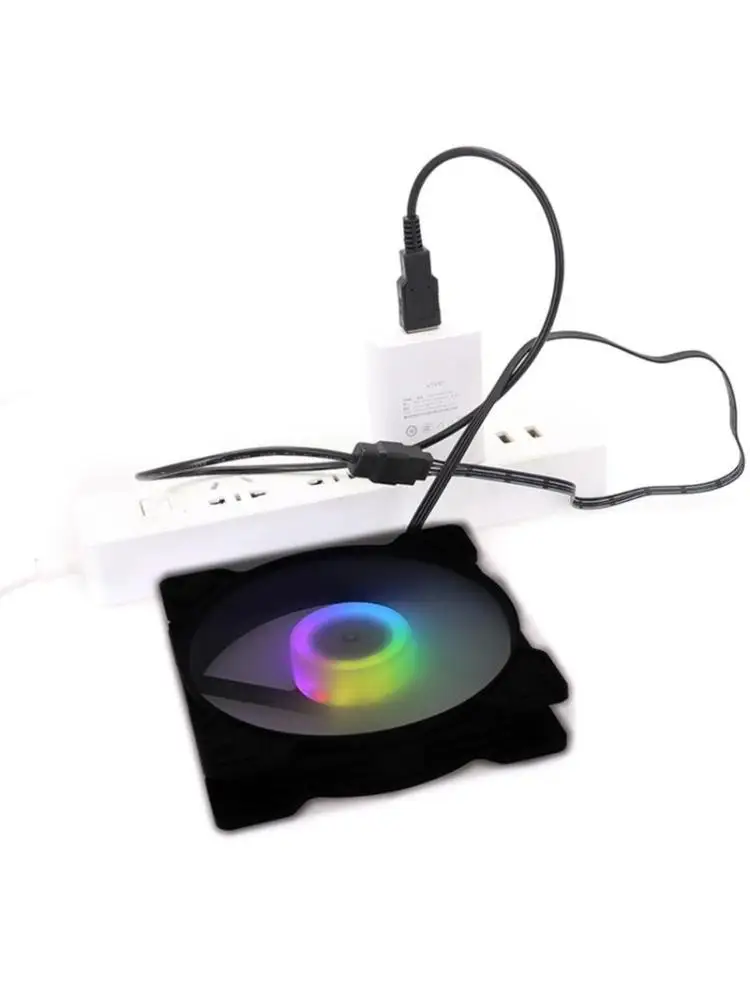 652F New USB to 4PIN Fan Power Supply Cable USB To 4pin 3Pin Laptop Fan Power Cord 5V 30/50/100CM