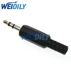 10PCS Stereo Male 3.5mm Audio Plug Audio Connector 3.5mm jack plug 3.5 Stereo Plug