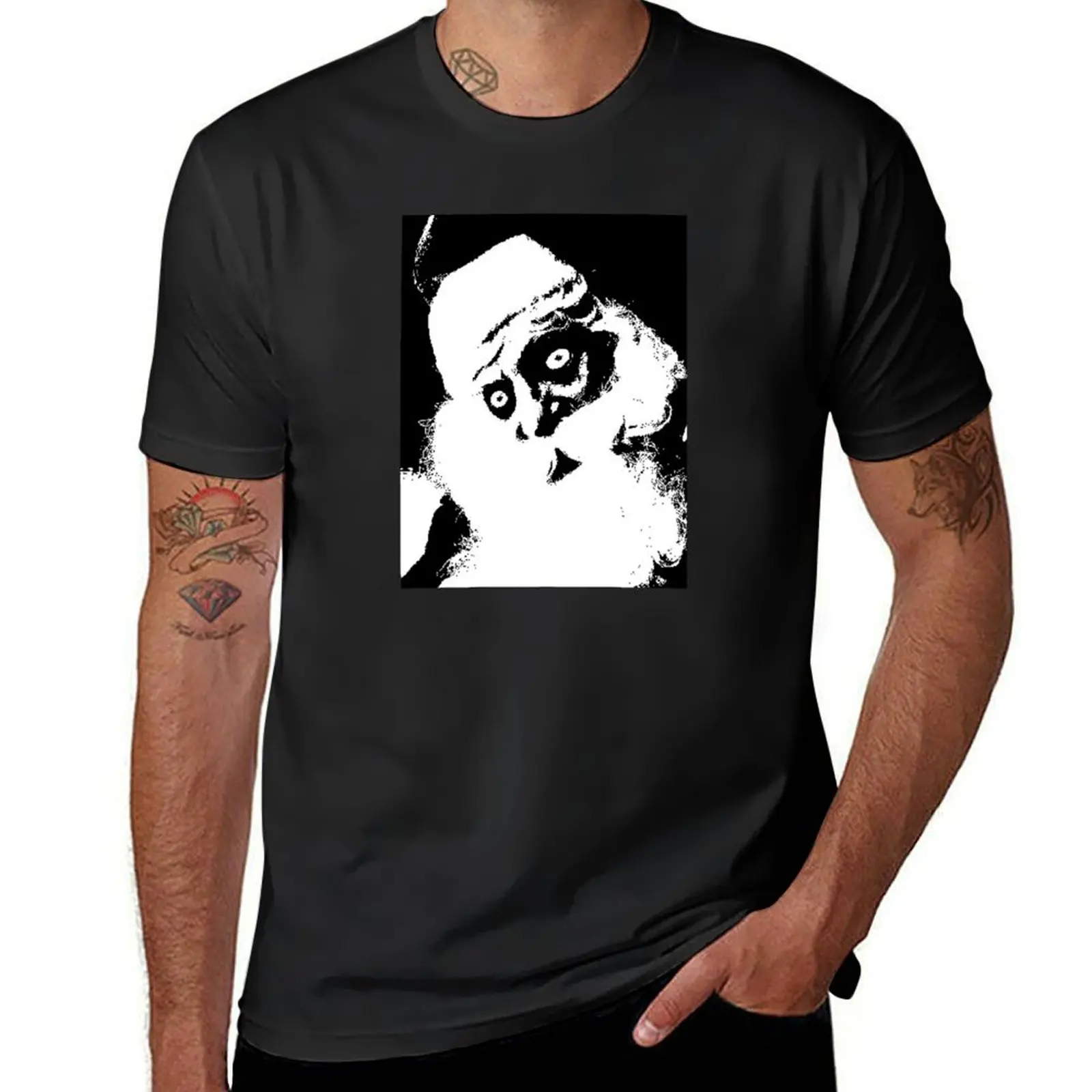 SCARY SANTA *awesome UNLISTED designs in my portfolio* T-Shirt plus sizes graphics clothes for men