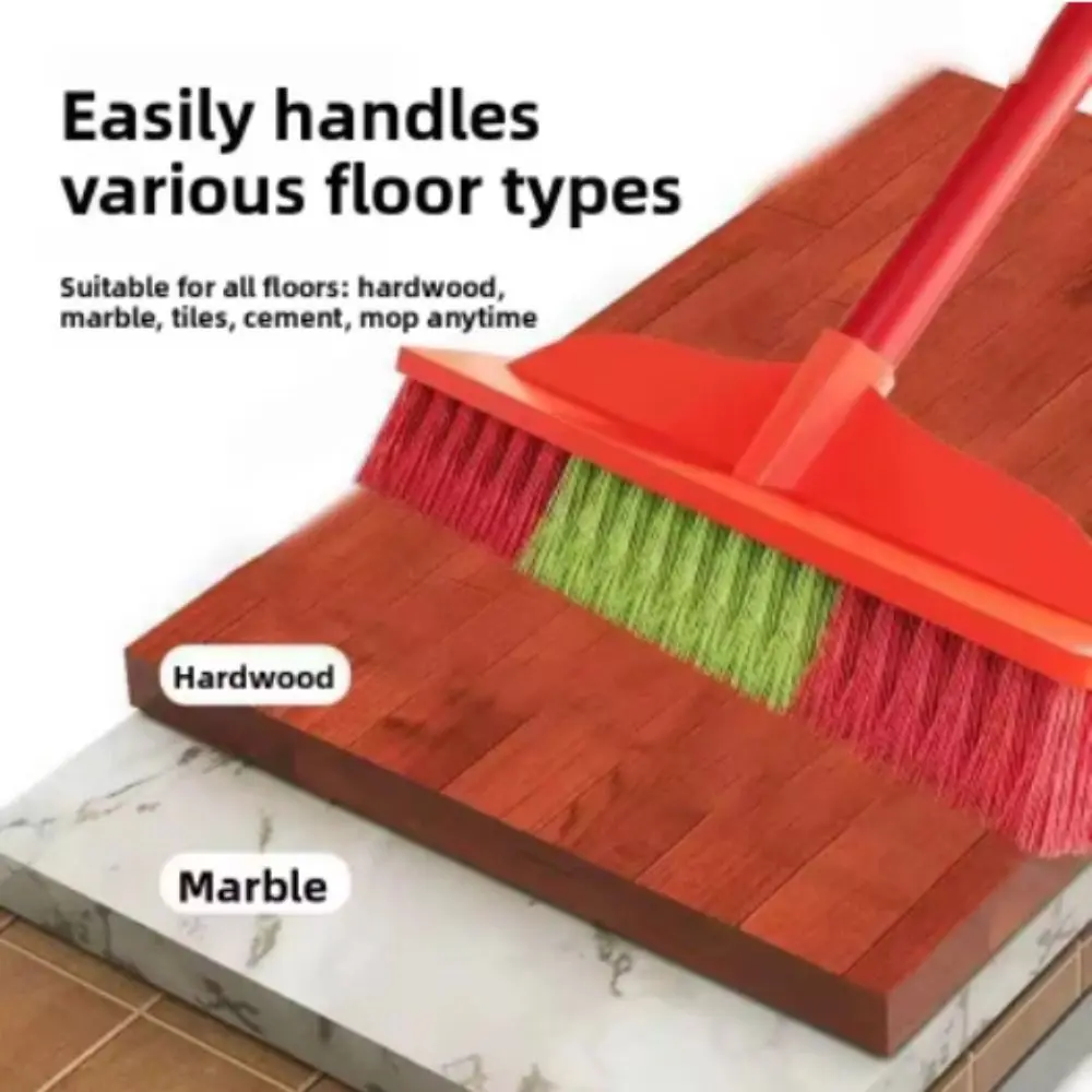 Multi-Purpose Cleaning Tool Tile Brush Thick Plastic Scrubbing Scrub Brush Sturdy Bristles Heavy Duty Floor Cleaner Kitchen