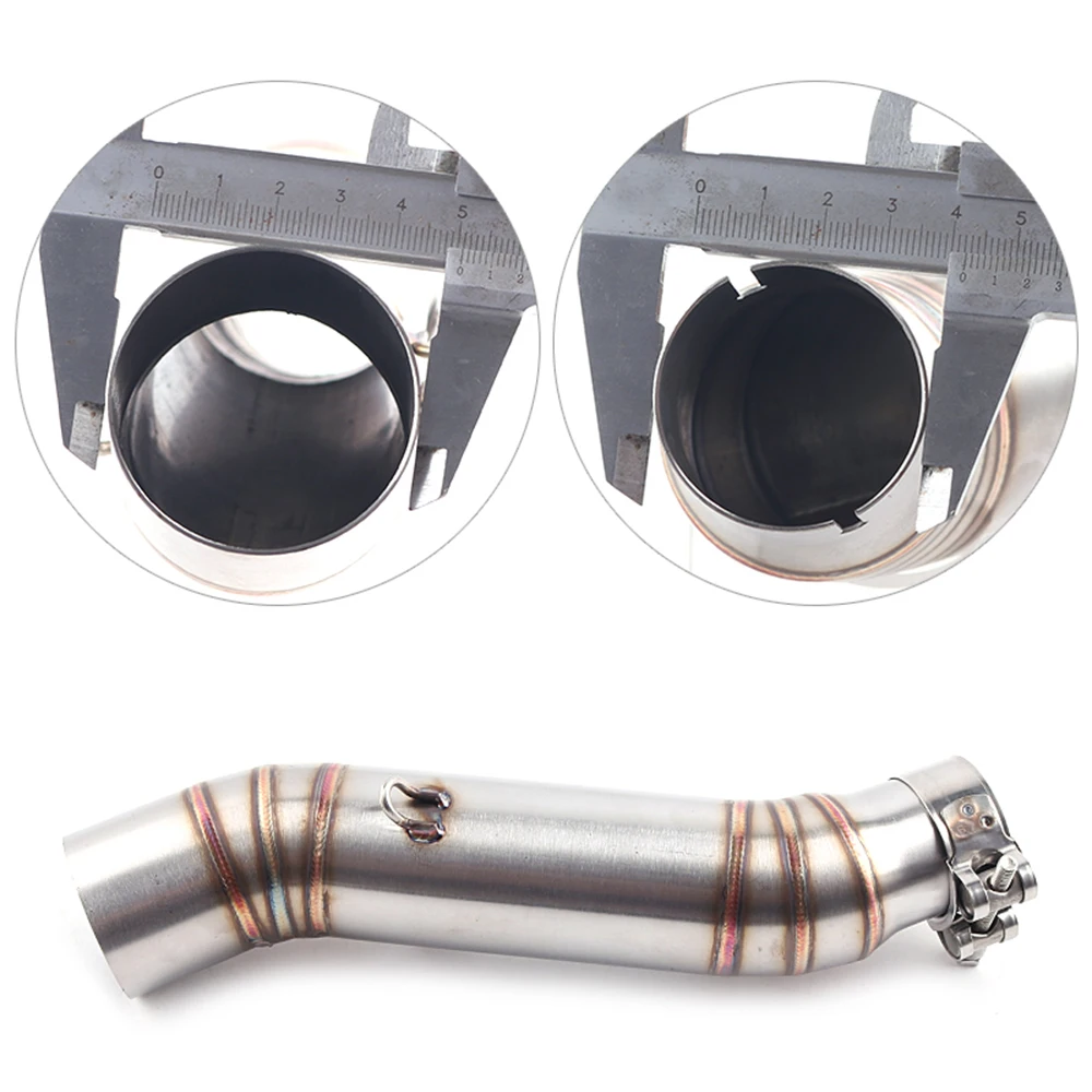 Motorcycle Exhaust Contact Middle Pipe Connector For HONDA CBR500R CBR 300 CBR300 2012 - 2015 Muffler escape sc proyect
