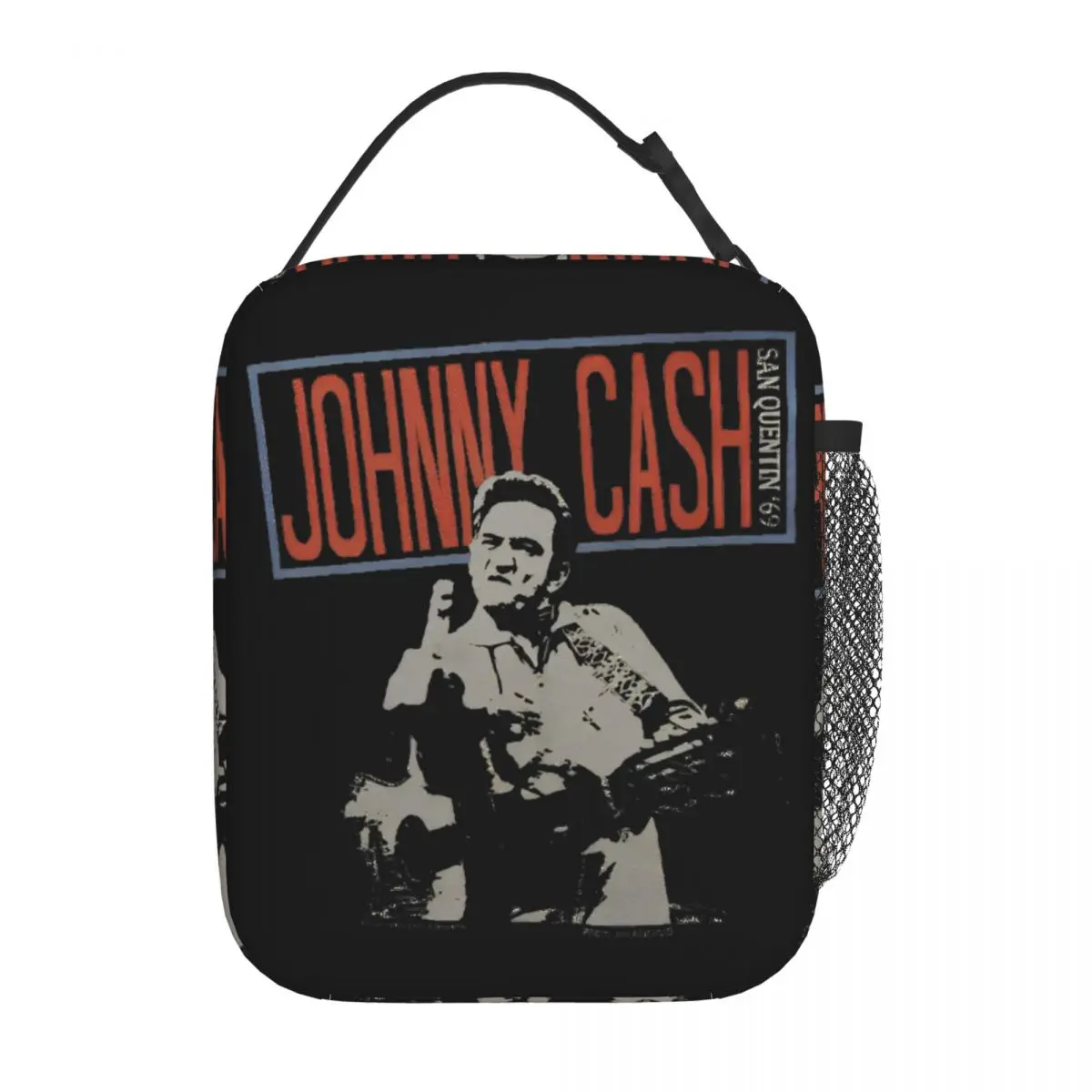 

Insulated Lunch Boxes Johnny Cash Summer Time With You Merch Food Box Ins Style Thermal Cooler Bento Box For Outdoor