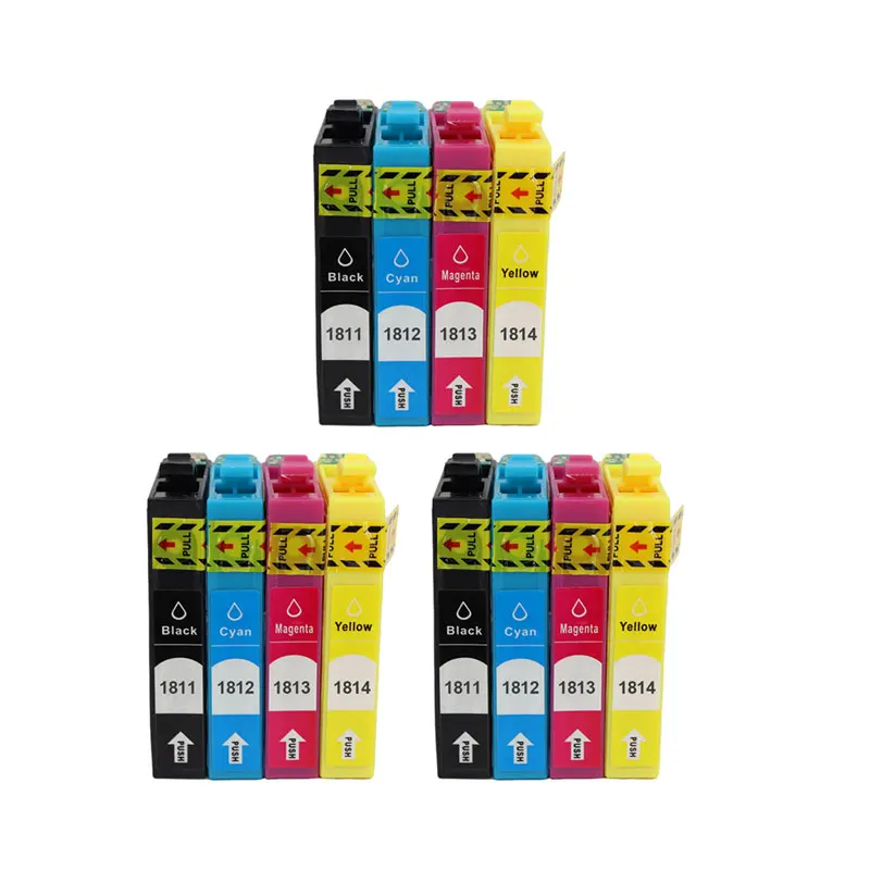 T1811 T1812 T1813 T1814 Compatible  Ink CartridgeFor Epson XP-30 XP-102 XP-202 XP-205 XP-302 XP-305 XP-402 XP-405 XP-212 Printer