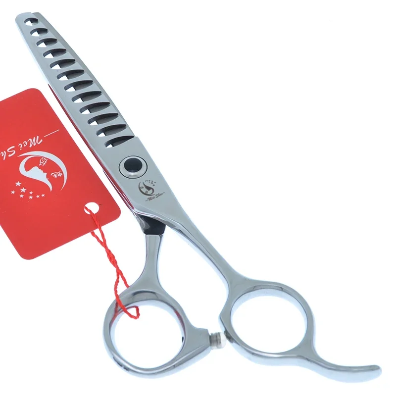 Meisha 5,75 Zoll Friseurschere, professionelle Ausführung, 8/12/14/18 Zähne, Ausdünnungsschere für Friseursalons, Styling-Schere, A0160A – Detail 4