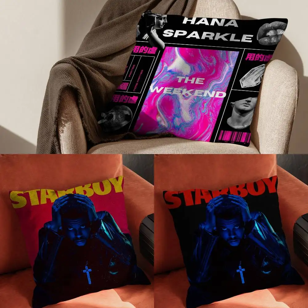 

The Weeknd Pillow Case For Car Pillows 60x60 Cushions Luxury Double Sided Cover Home And Decoration Sofa 30x30