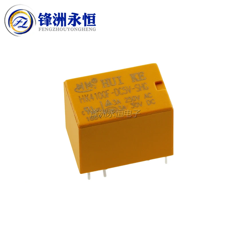 10PCS relay HK4100F-DC12V-SHG HK4100F-DC5V-SHG 6 pin 3A 3V / 5V / 9V / 12V / 24V HK4100F-DC24V-SHG HK4100F-DC3V-SHG