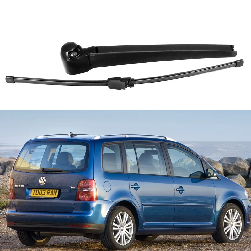 16'' 290mm Rear Windscreen Window Wiper Arm + Blade Kit For VW Touran 2003-2010 OEM 1T0955707A 410mm Rear Wiper Blade Refill