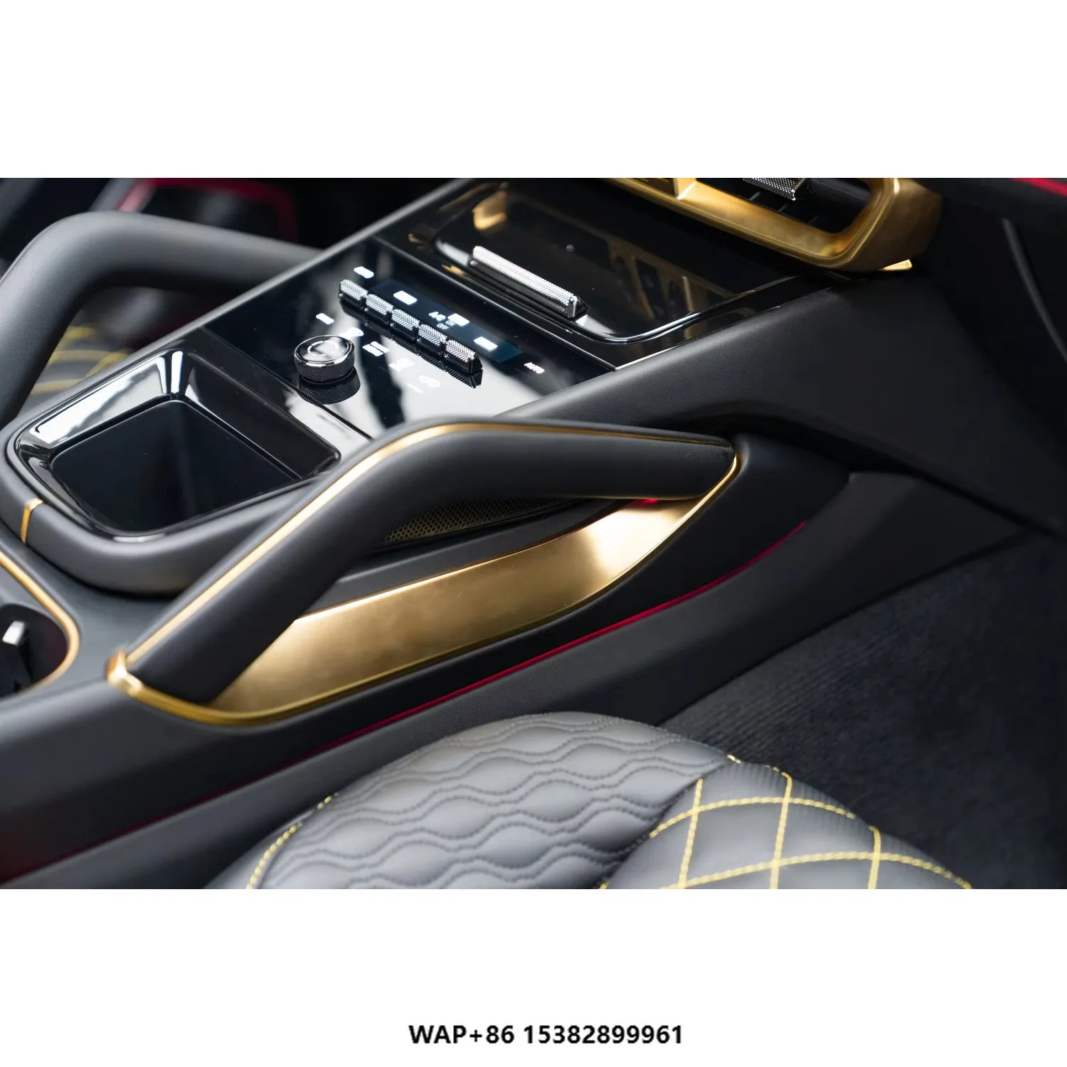 2023 New Customization Interior Kits Door Handle Handrail Panel Upgrade Accessory for Cayenne(2011-2023)