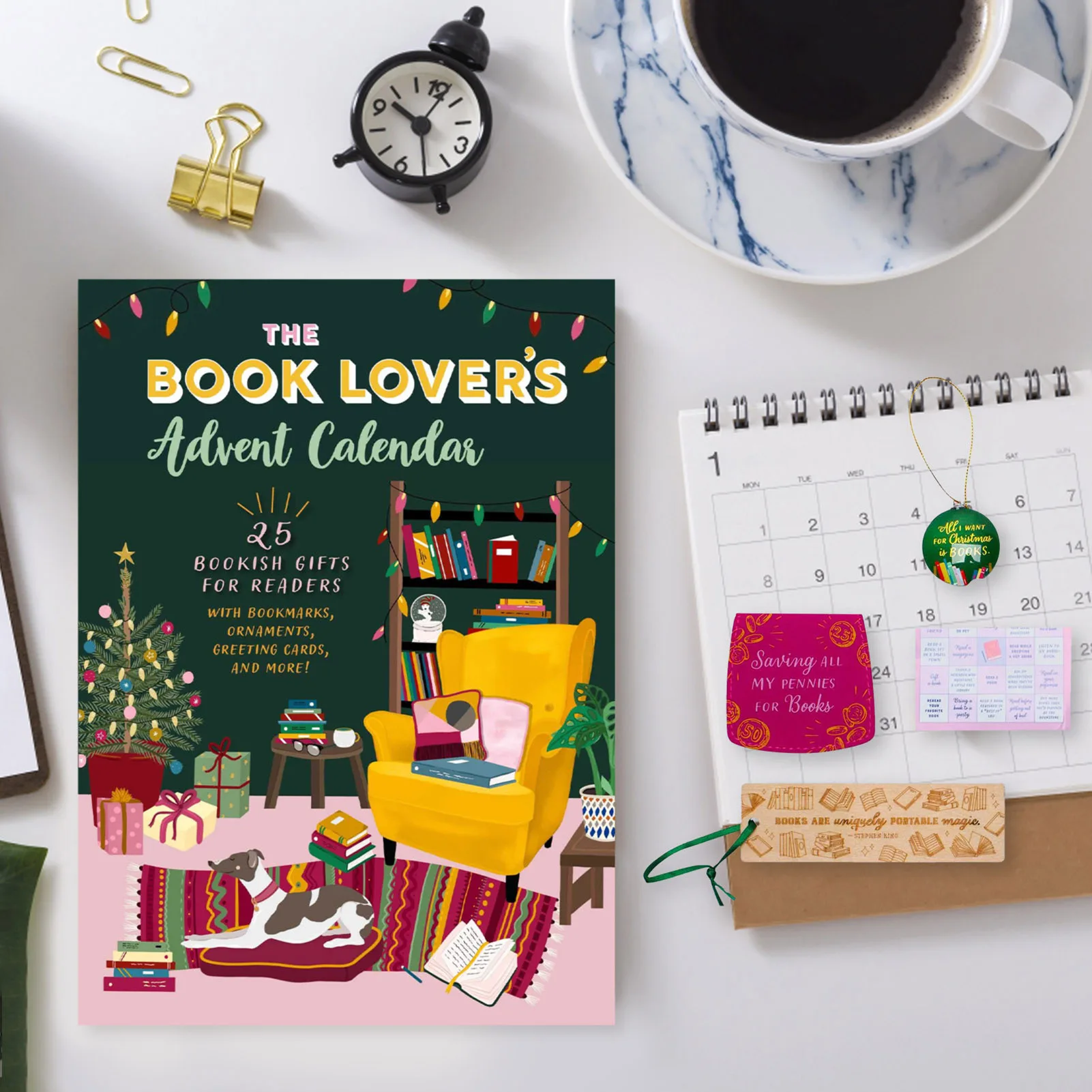 The Book Lover's Advent Calendar Merry Christmas Countdown Calendar Men And Women's Christmas Gift 2024 Party Souvenir