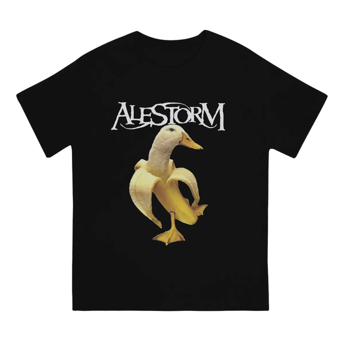 Banana Duck T Shirt Men's  Cotton Vintage T-Shirt O Neck Alestorm Tees Short Sleeve Clothing New Arrival