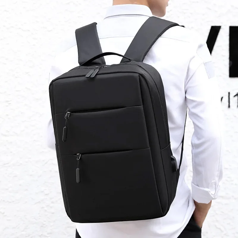 Trendy Unisex Minimalist Backpack Versatile Computer Travel Bags Oxford College Student School Bag Washable Fashion Backpacks