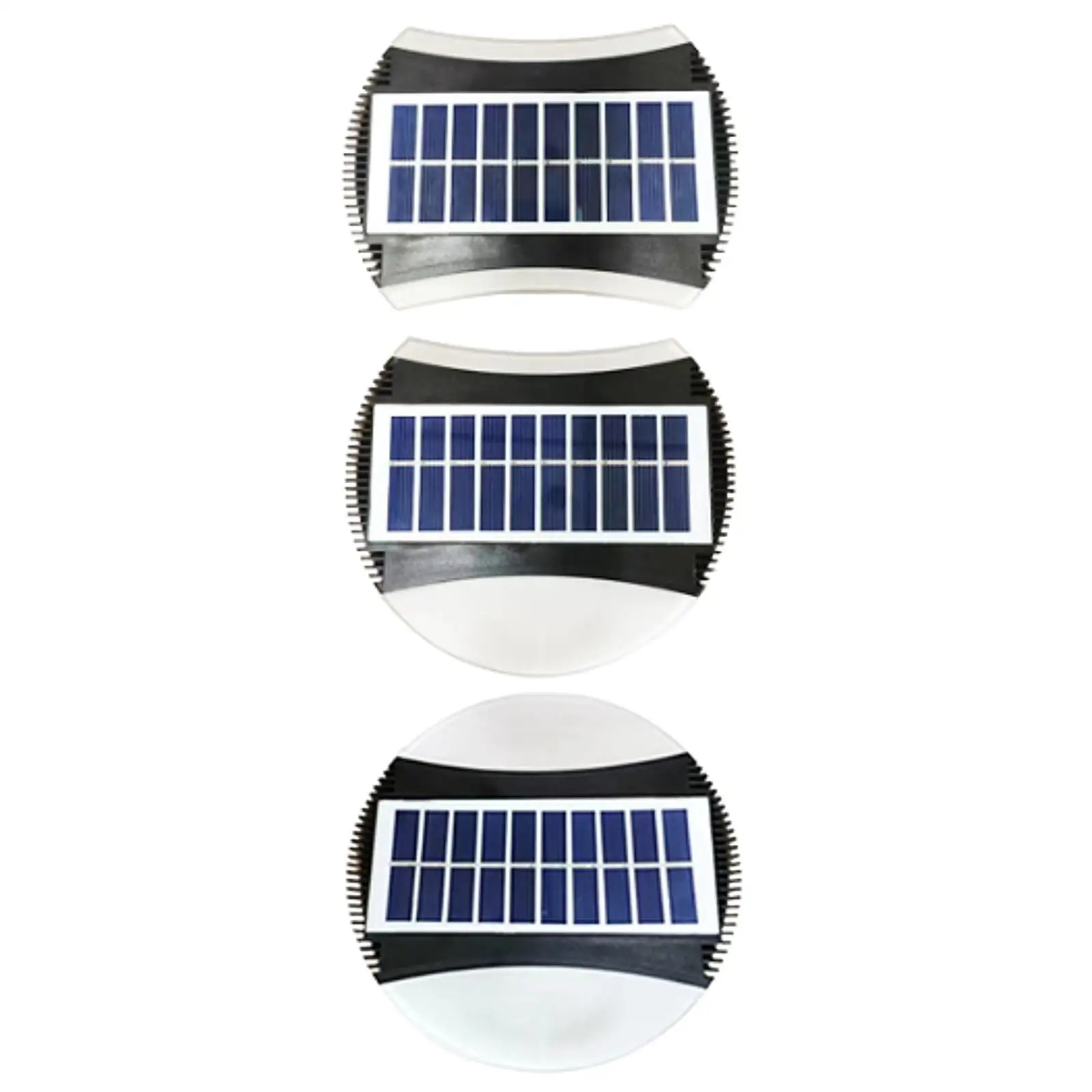 Moon Shape Wall Light Multifunctional Simple Assembly Stair Light Solar Garden Light for Hallway Office Kitchen Bedroom Stairway