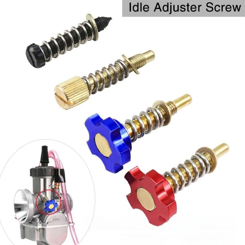 Multifunction Carburetor Idle Screw Easy to Adjust Idle Screw Idle Control Screw Suitable for PWK Precisions Engine Tuning D7YA