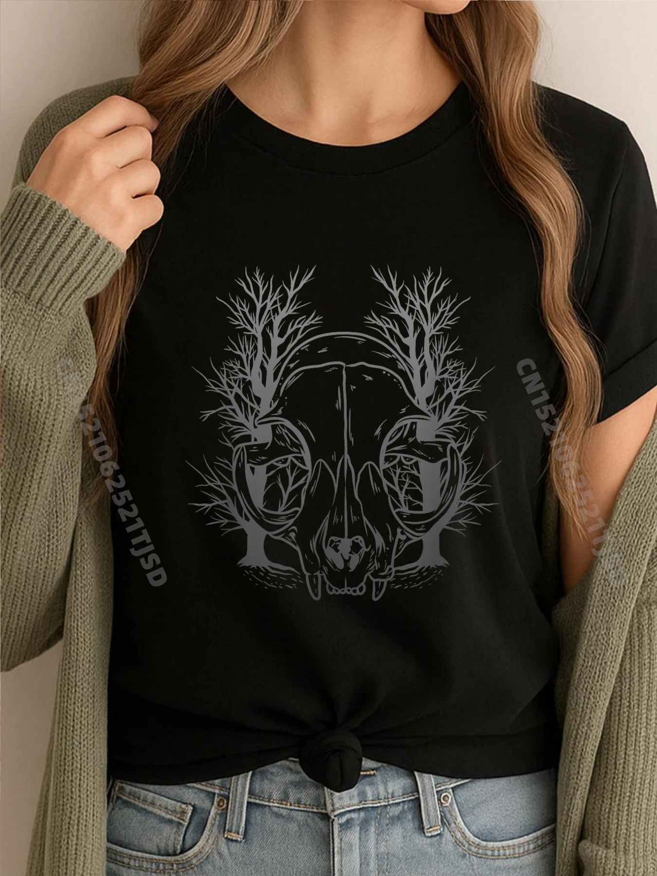 

Кошачий череп, кошачий скелет, любовник, владелец домашнего животного, Хэллоуин, кошачья футболка с рисунком, белая футболка, женская футболка с иллюстрацией