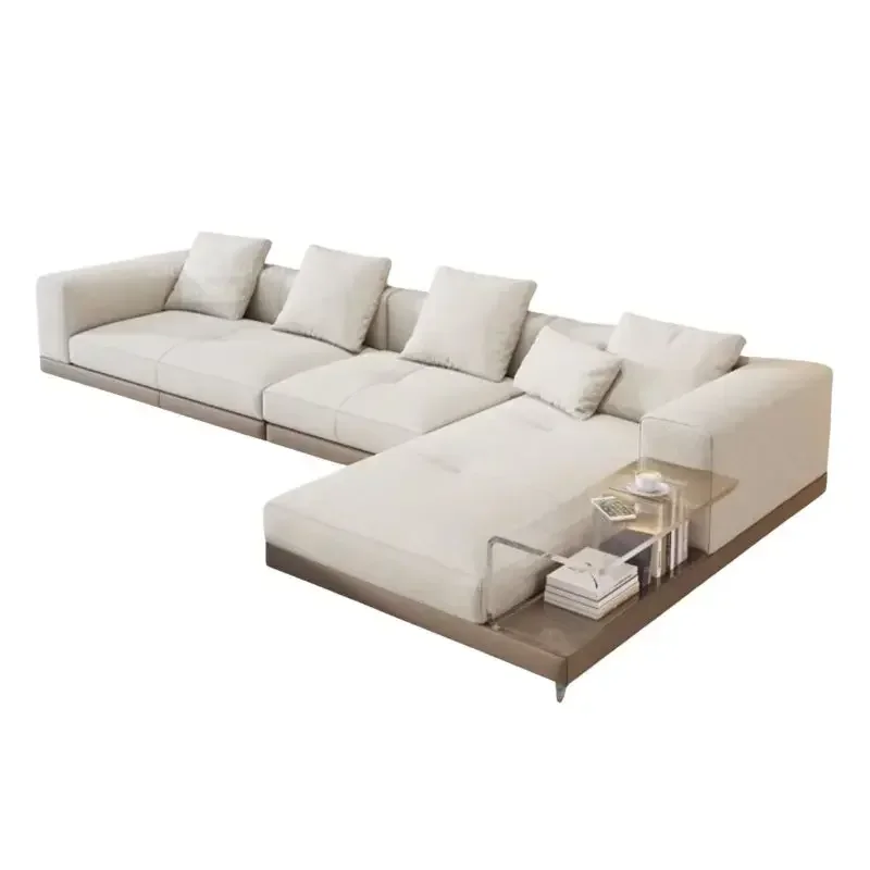 

European Lazy Sofa Nordic Fabric Minimalist Lounge Living Room Sofas Floor Italian Houses