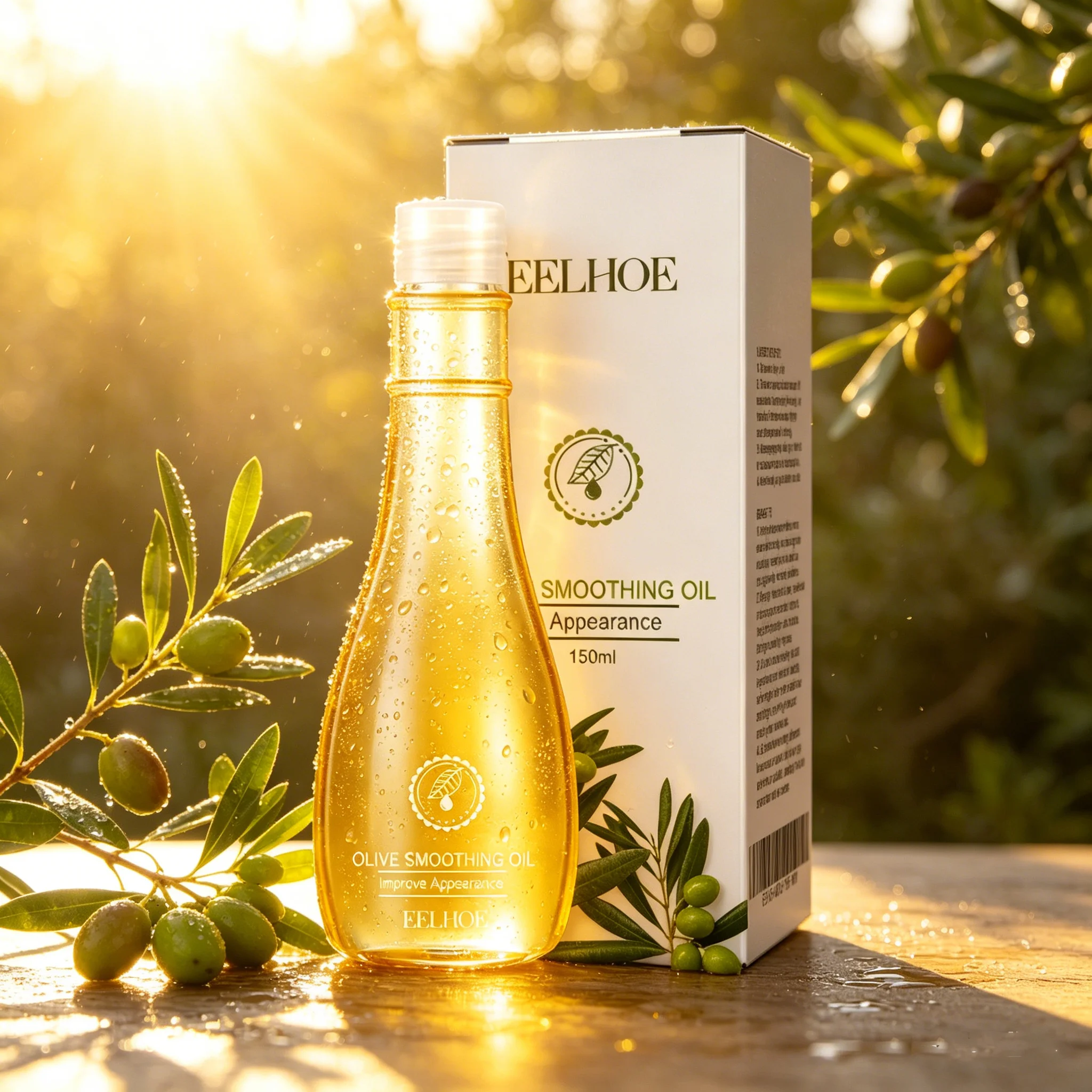 Aceite para Eliminar Estrías, Hidrata, Elimina las Cicatrices del Embarazo y la Postparto, Calma, Nutre y Reafirma la Piel, Aceite Esencial de Oliva