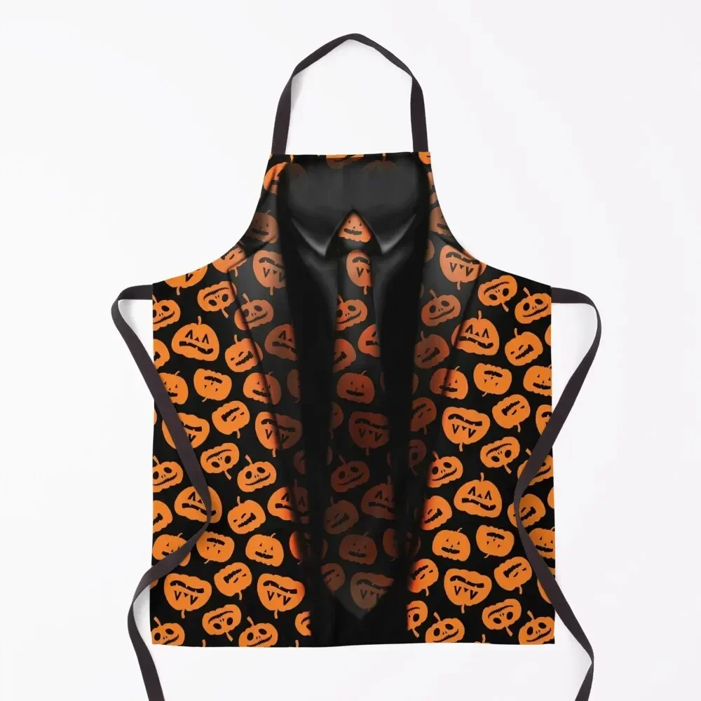 

David S. Pumpkins Apron for home useful pieces kitchen and home for women halloween Customizable Woman Apron
