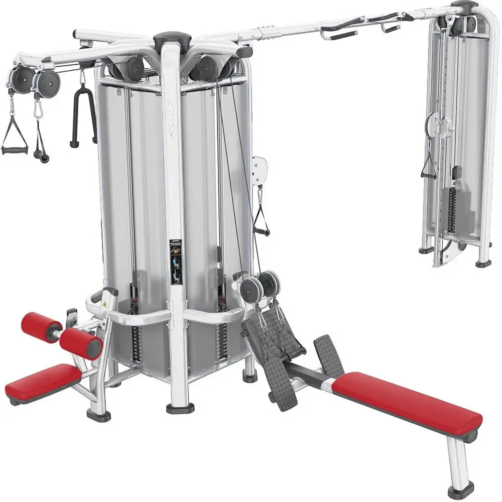 Gym Equipment Fitness Adjustable Cable Crossover Jungle Machine Comprehensive Training Device Equipment(5stations)