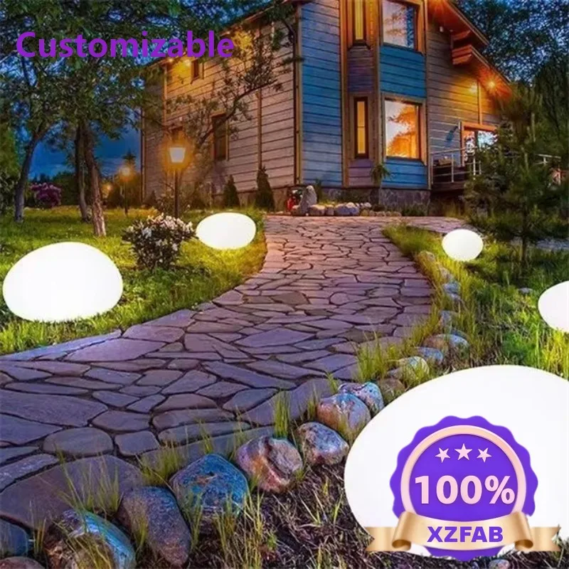 Factory Direct 2026 Waterproof RGB Color Changing LED Glow Ball Light For Garden Pool Party And Outdoor Landscape Decorative Flo