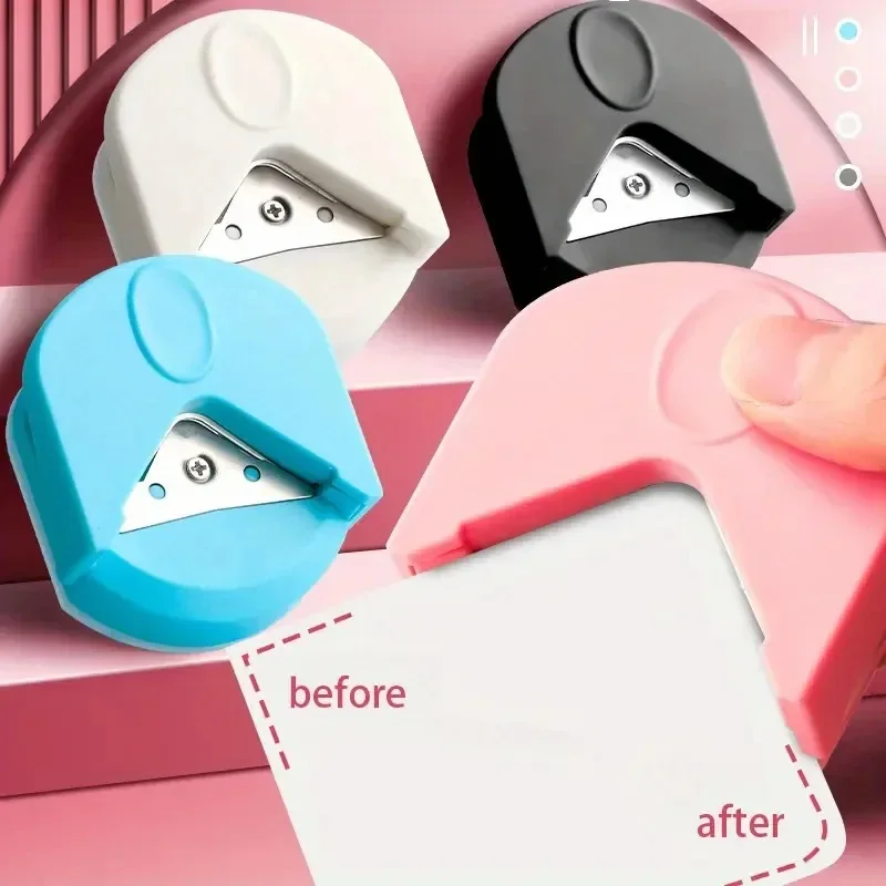 1Pcs Corner Rounder Punch R4 Paper Portable Trimmer Cutter for Cutting DIY Card Photo Hole Angle Scrapbook Office Craft Tool