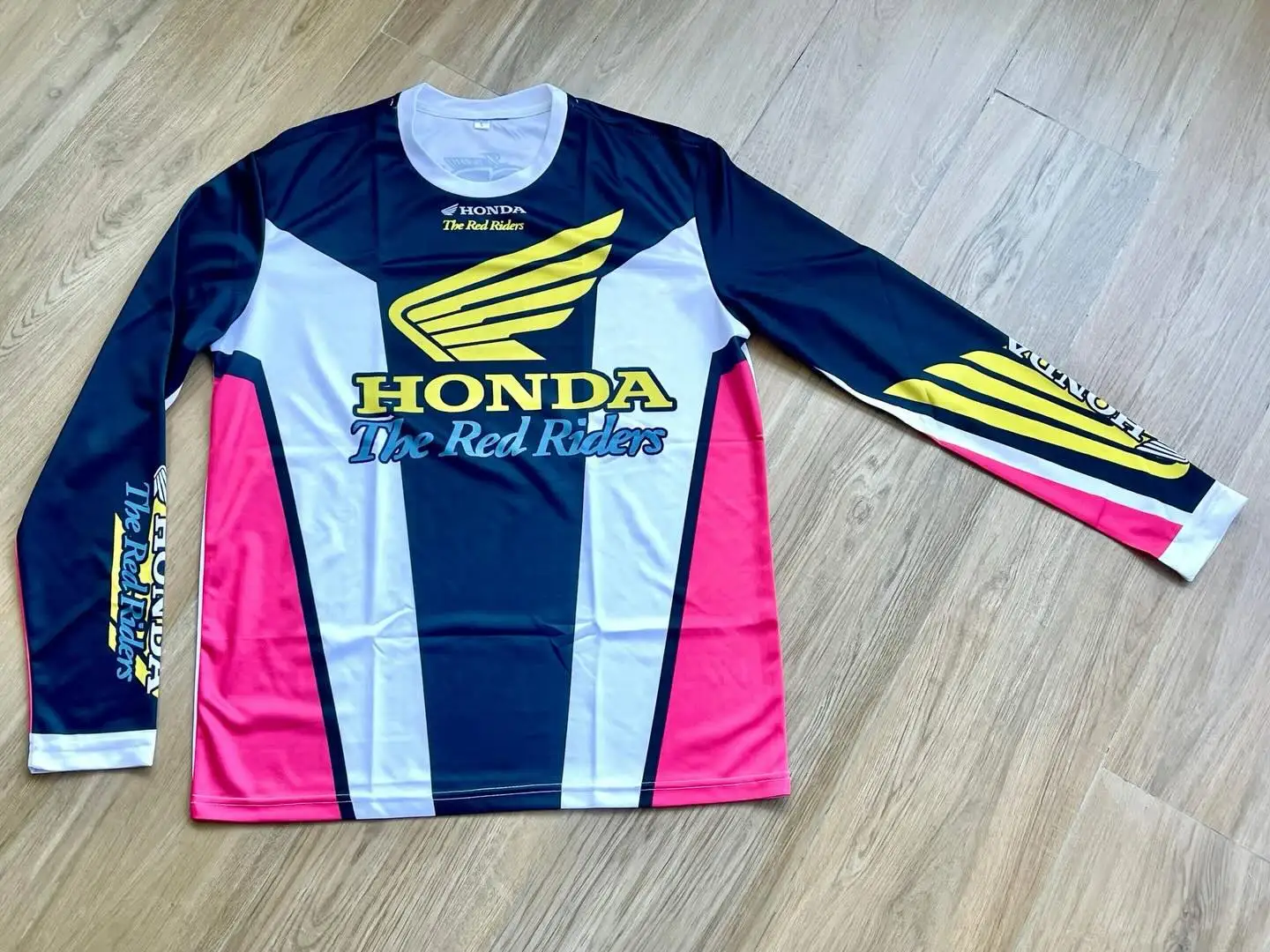 

Honda 2026 Autumn Motorcycle Jersey Long Sleeve Riding Shirt Breathable Quick Dry Racing Gear Comfortable Off-Road Moto Top