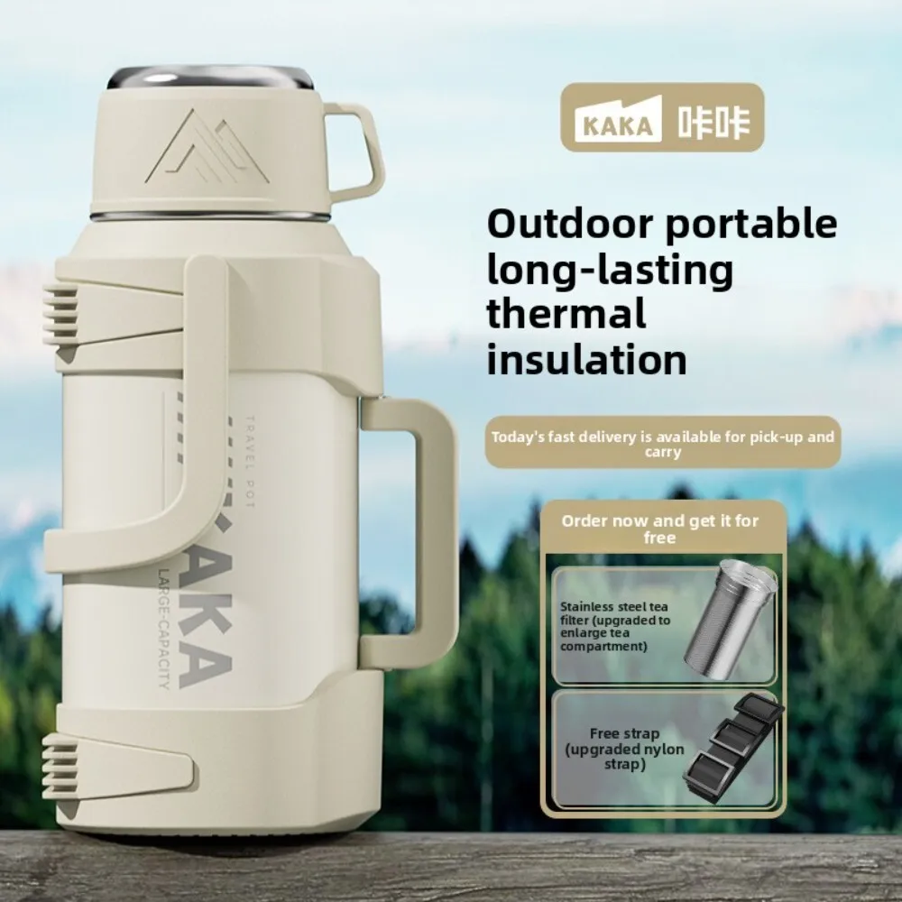 

Large Capacity 316 Stainless Steel Insulated Cup Portable Tea Separation Bottle for Outdoor Sports Travel and Camping Use