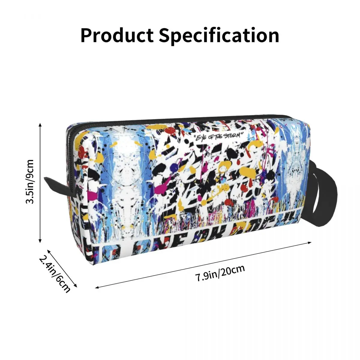 One Ok Rock Eye Of The Storm Makeup Bag Cosmetic Organizer Storage Dopp Kit Toiletry Cosmetic Bag for Women Beauty Pencil Case