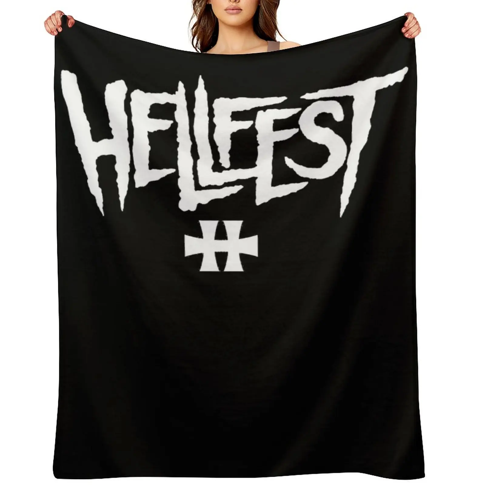

Hellfest 2 T shirt classique Throw Blanket Softest Fashion Sofas warm winter Bed covers Blankets