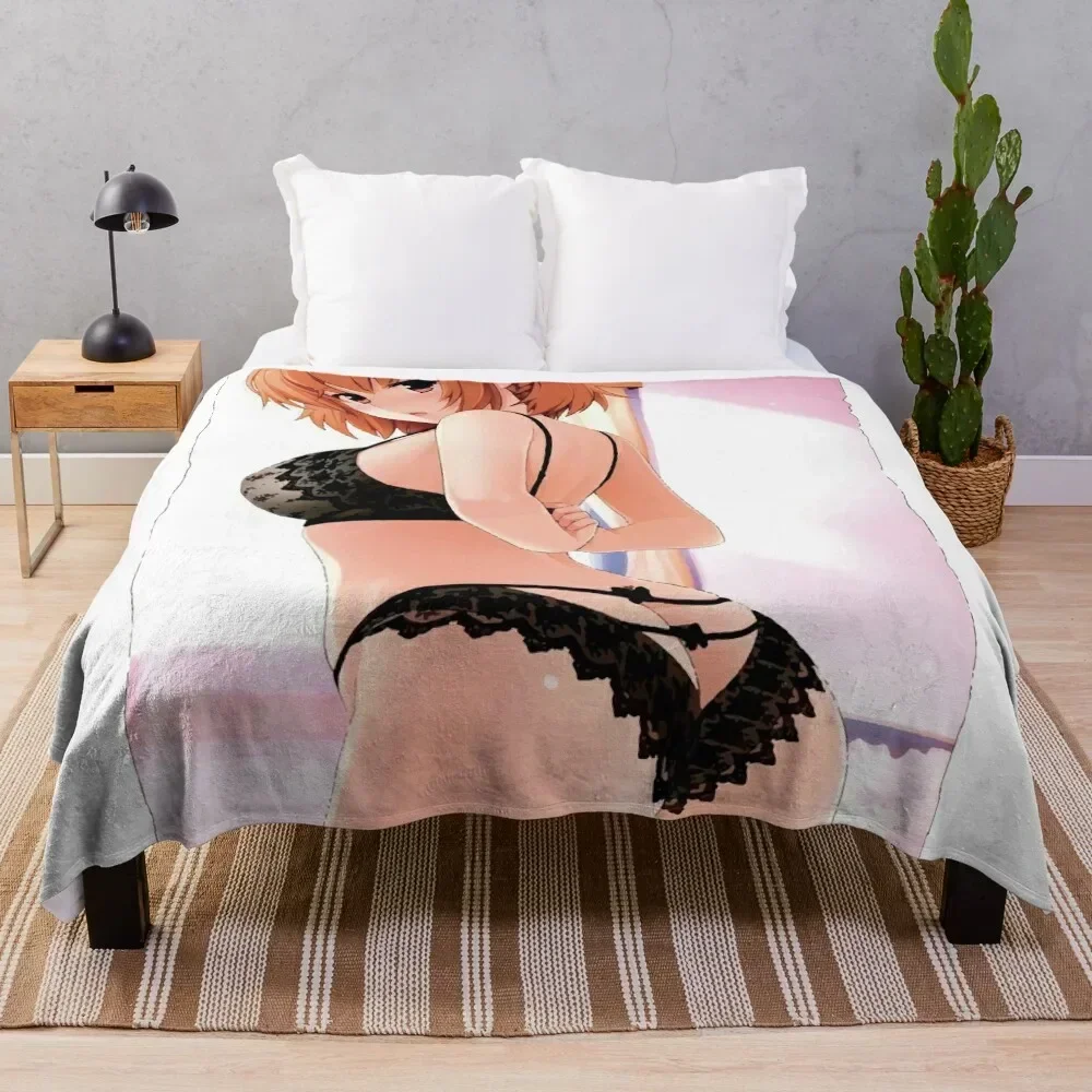 

Sexy Girl Anime Throw Blanket Soft Cozy Blanket for Pet Kids Adults