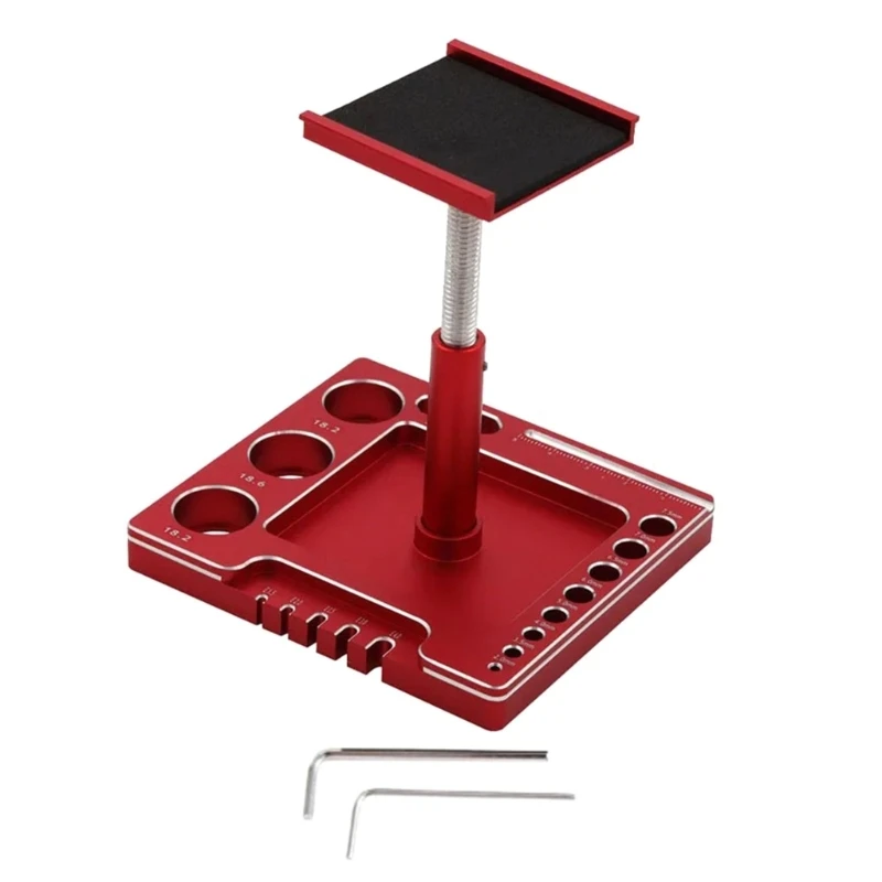 Remote Control Car Work Stand Repair Workstation Tool with Screw Tray for 1/14 1/16 1/18