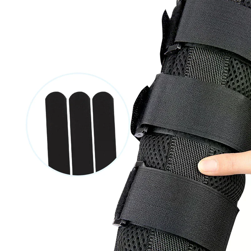 Attelle de Fixation pour Bras et Membre Supérieur, Absorption de la Transpiration, Plaque en Acier pour Coude, Support Stable, Équipement d'Entraînement, Protection
