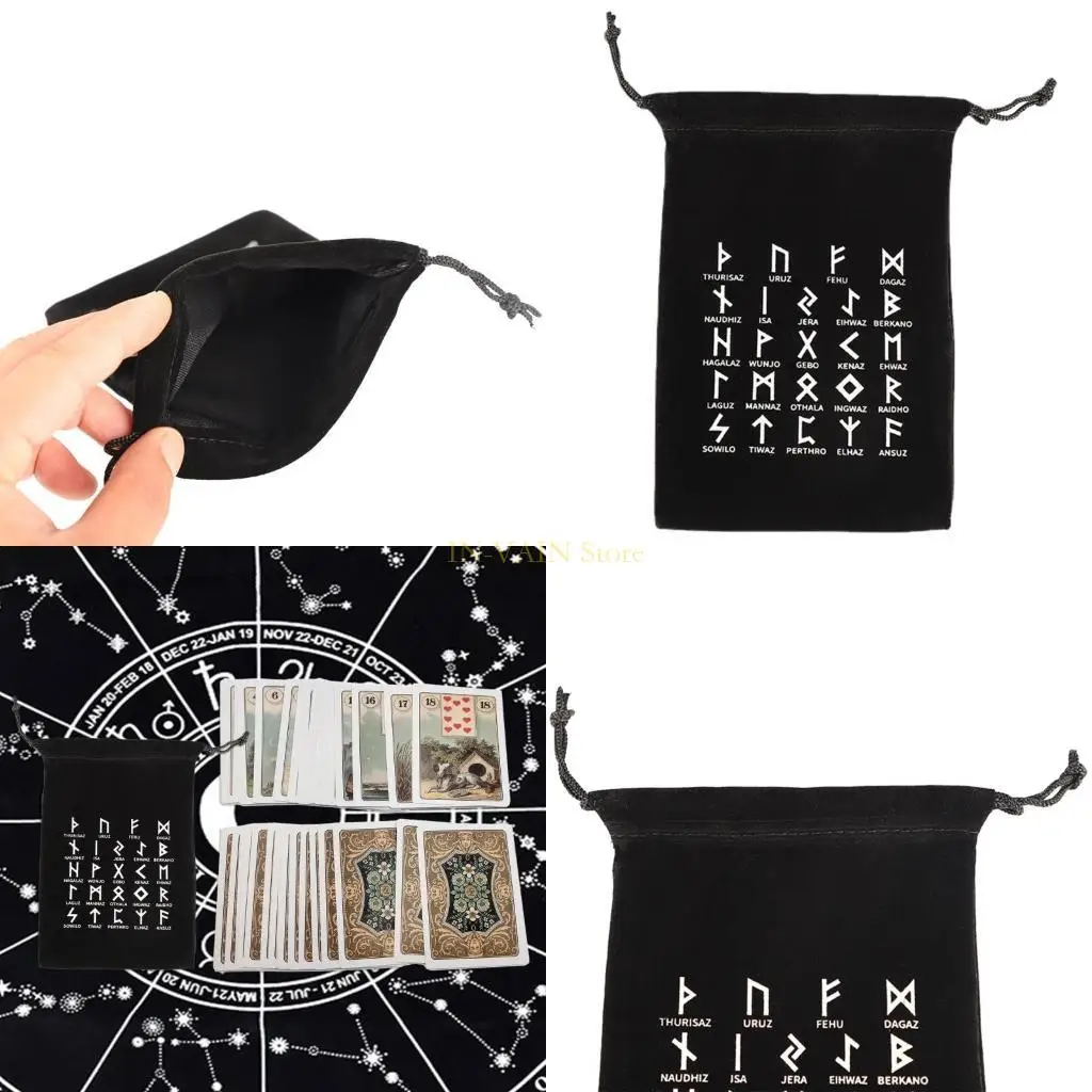 

M5TC Tarot Bag Back Bag Bag Dewelry Bag Bear Card Card Squouge Подарок