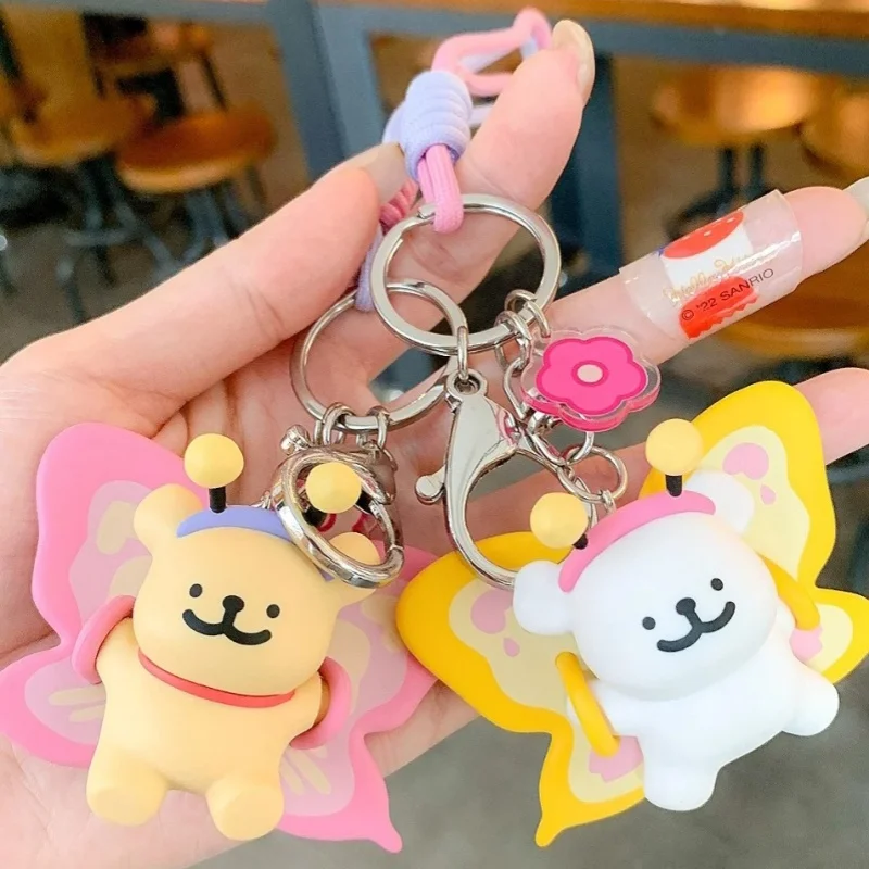 Porte-clés maltais funïsme, ligne papillon, chiot, série boîte aveugle, figurines d'action, jouet cadeau d'anniversaire