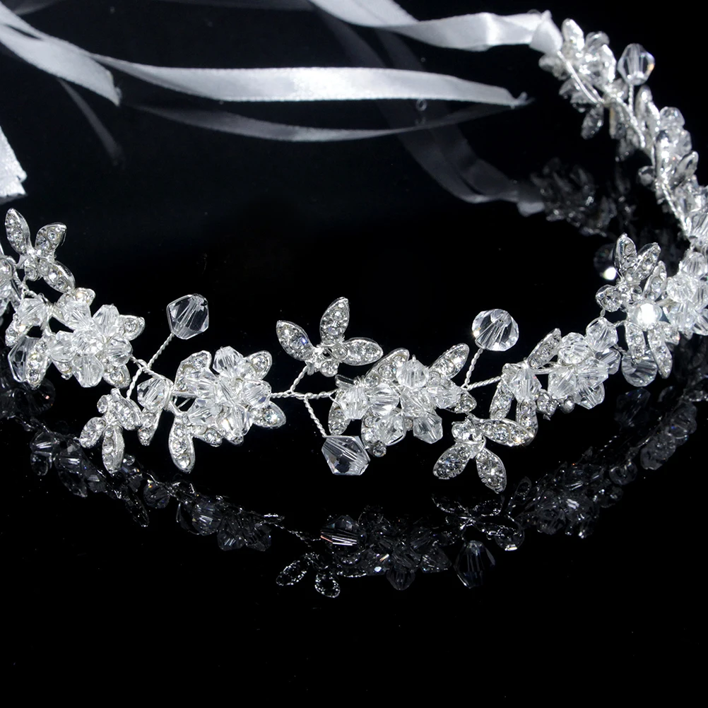 

Crystal Headb Hair Decorations Elegant Wedding Headpiece Bridal Headdress Lightweight For Party Prom Celebrations Special