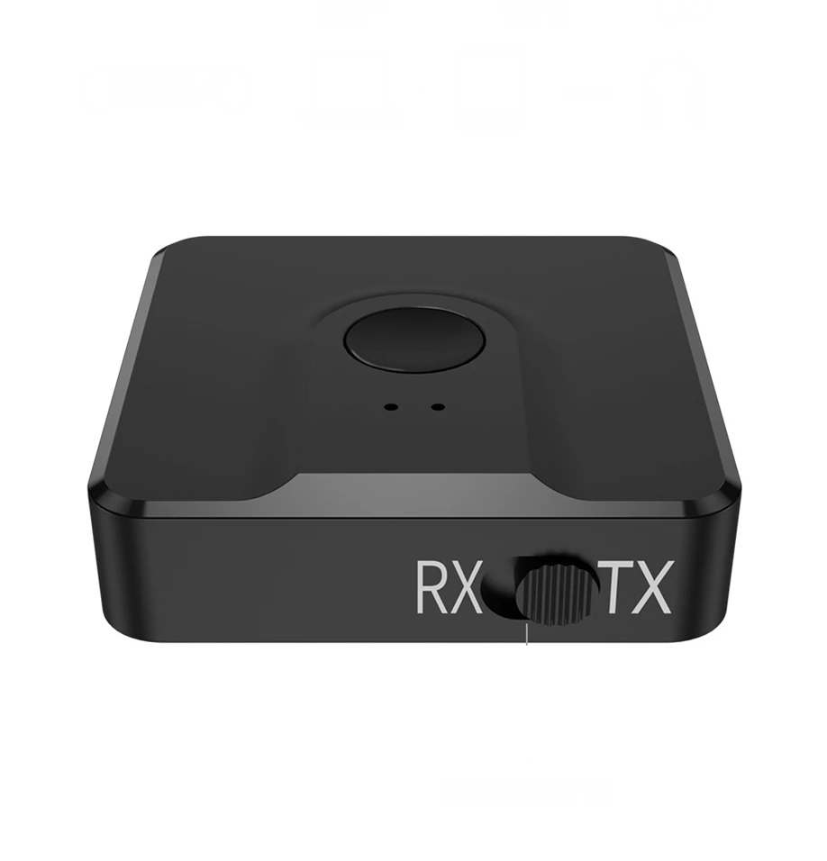 2-In-1 Wireless Audio Adapter Bluetooth Receiver Transmitter 3.5mm Jack AUX Lossless Sound MIC For Car Speaker TV PC