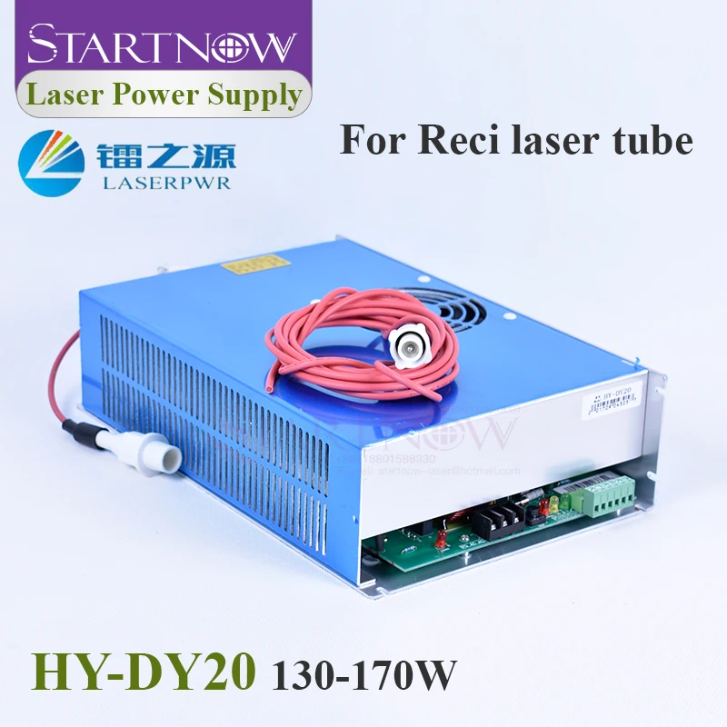 Startnow DY20 Laser Power Supply For RECI 170W CO2 Laser Tube Accessories 130W W6 T6 W8 For Cutting Machine Spare Parts HY-DY20