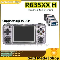 ANBERNIC RG35XX H Handheld Game Console 3.5''IPS Screen HDMI Output Linux System RG35XXH Retro Video Simulator Console PSP Games