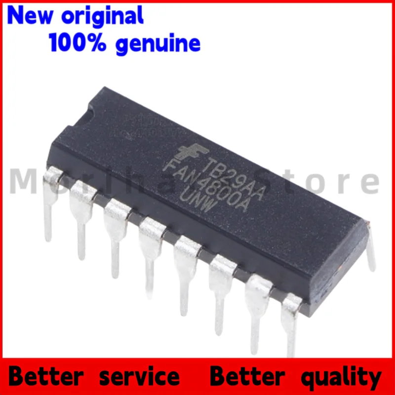 5 個/100% 新しい FAN4800A SOP16 黒色プラスチックケース