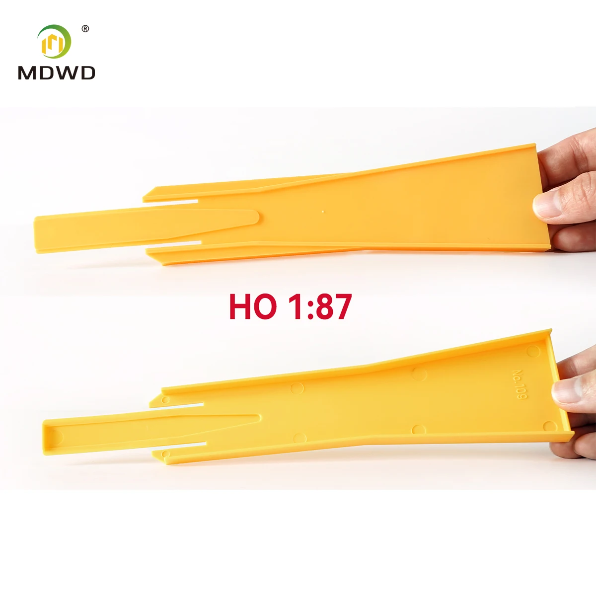 2pcs Ho Scale Model Train Track Aligning Tool, Precision Track Positioning Jig for Accurate Train Placement on Rails