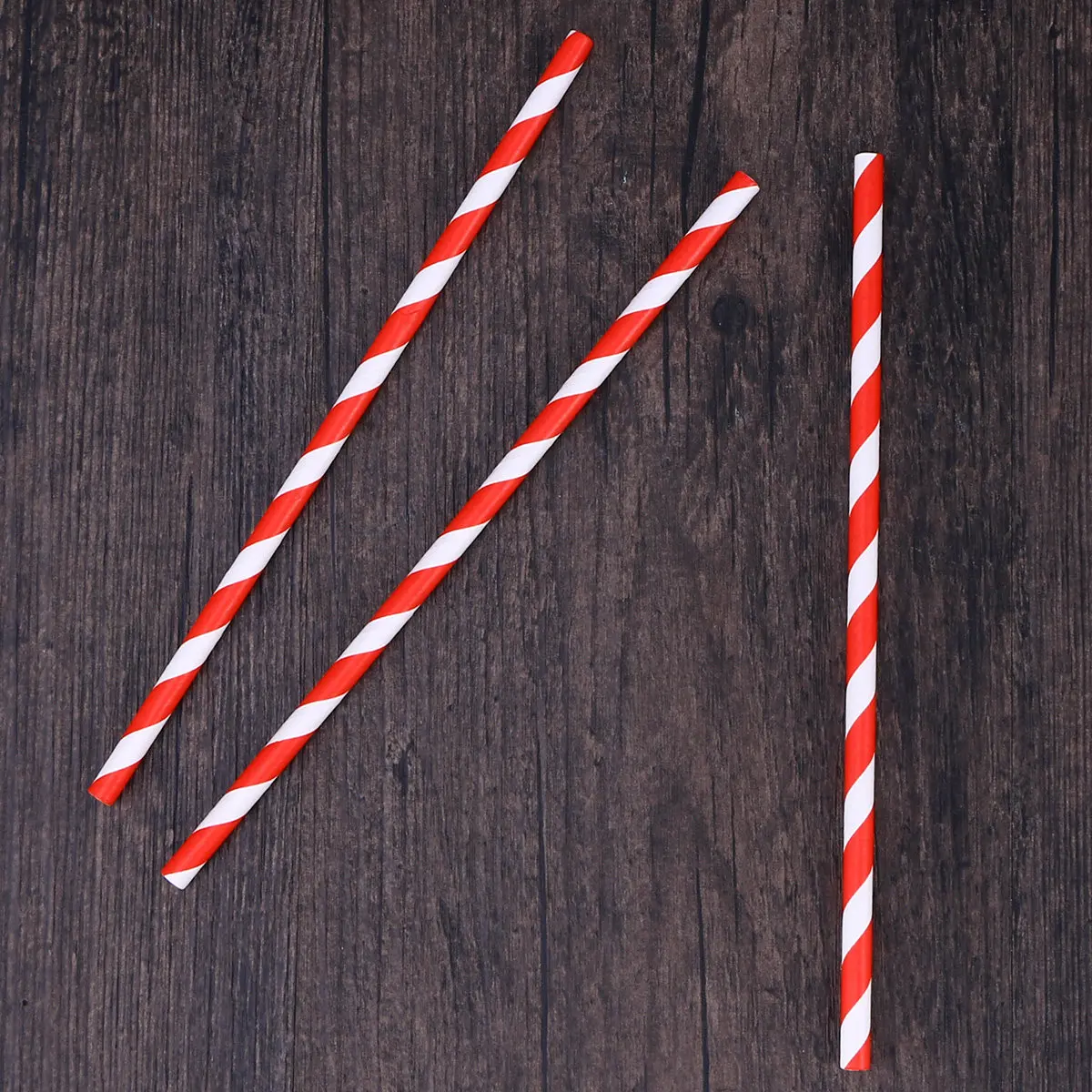 25Pcs Biodegradable Striped Paper Straws Pink Disposable Drinking Straws Ideal for Birthday Weddings Showers