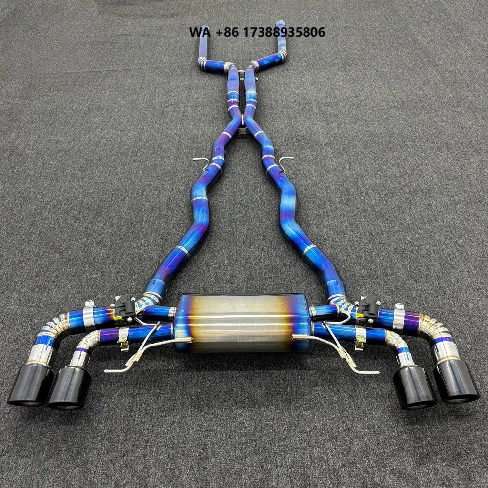 Rytan Valved Titanium Valvetronic Exhaust System Catback with Valve and TIG Welding for 2019+ M8 F91 / F92 / F93  4.4T