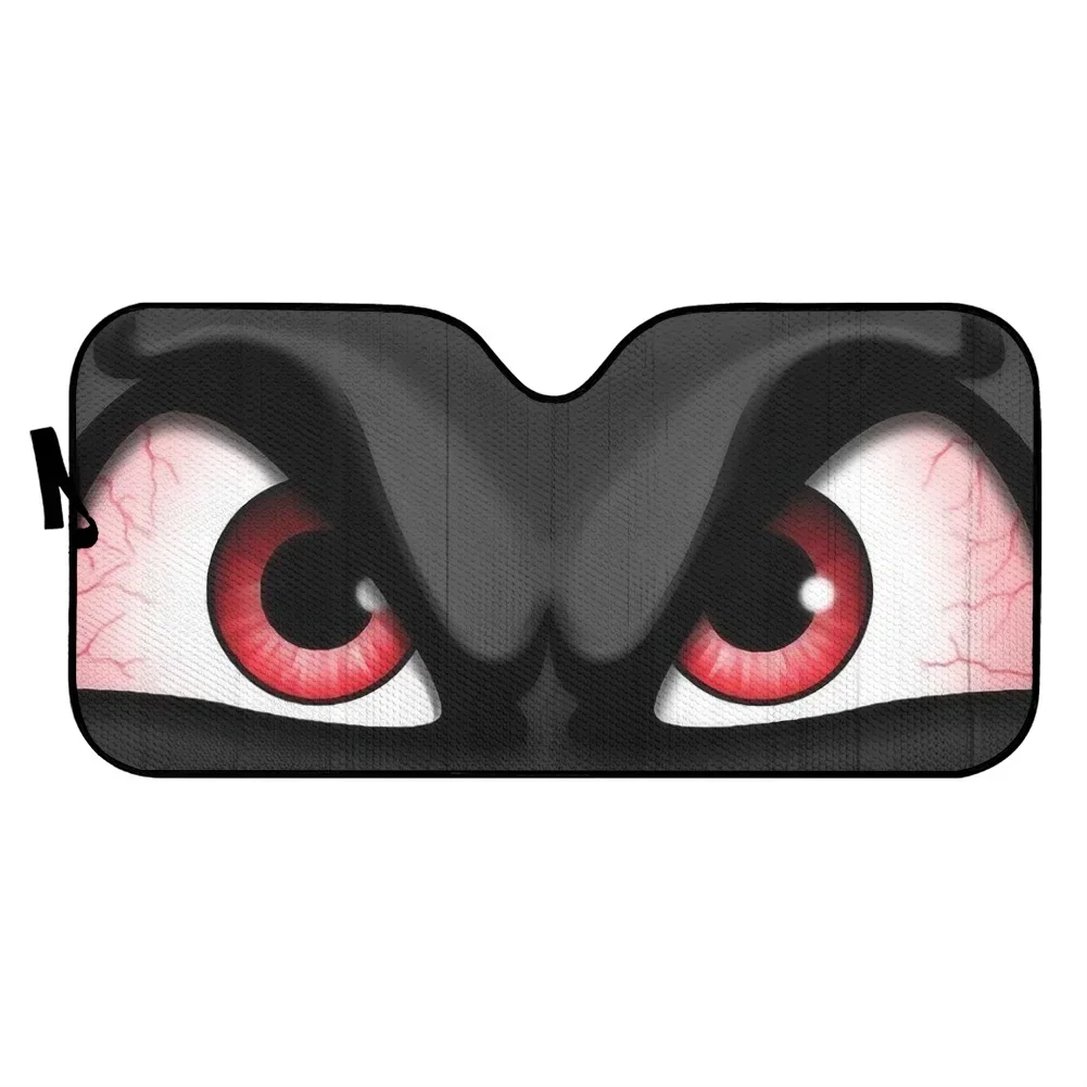 Pare-soleil imprimé Dragon Evil Eyes pour voiture, réflecteur anti-UV, pare-soleil de voiture, accessoires de voiture universels