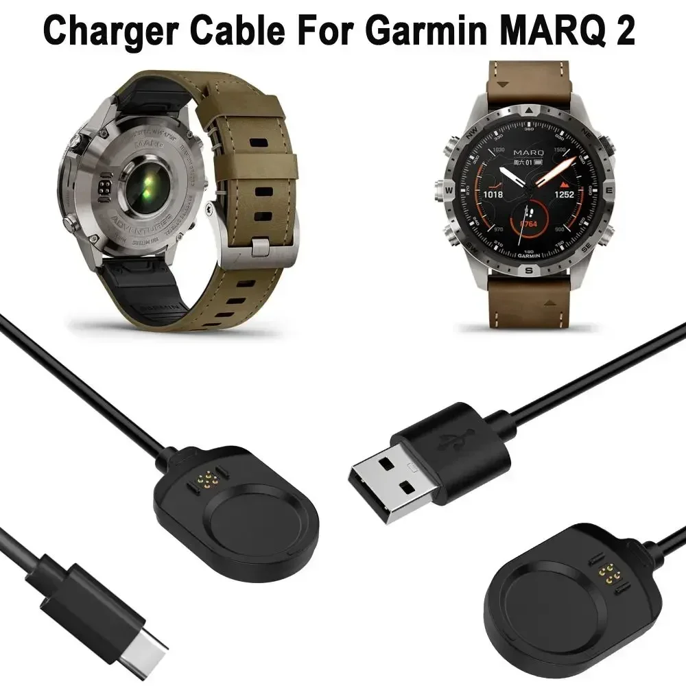 Magnetic Charging Cable For Garmin MARQ2 Athlete Adventurer Captain Golfer Aviator  Smart watch Power Adapter Charger Dock