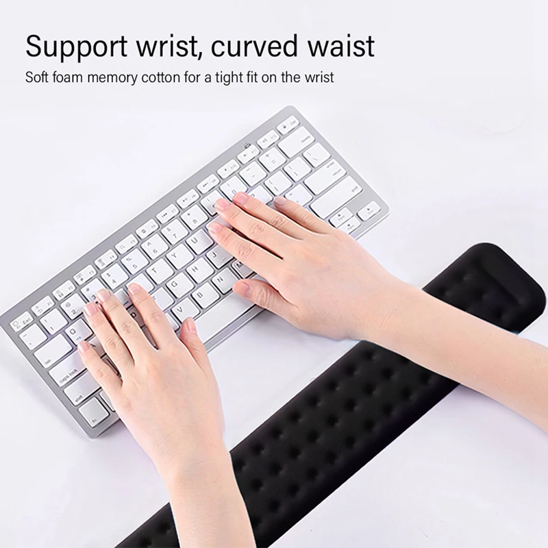 Keyboard Wrist Rest, Wrist Rest For Keyboard And Mouse, Ergonomic Memory Foam Keyboard Mouse Pad Set